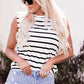Striped Crewneck Tank