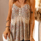 Floral Crochet V-Neck Cami