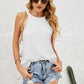 Grecian Neck Knit Tank