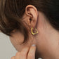 18K Gold Plated Irregular Geometric Earrings