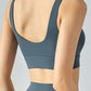 Breathable Zip-Up Sports Bra