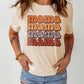 MAMA Graphic Cuffed Sleeve Tee