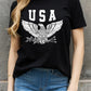 Simply Love USA Eagle Graphic Cotton Tee