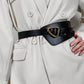 Irregular PU Leather Belt