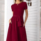 Belted Tee Dress With Pockets