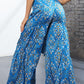 Printed High-Rise Tied Culottes