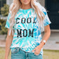 Tie-Dye COOL MOM Tee Shirt