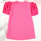 Round Neck Puff Sleeve Top