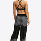 Oversized Printed Wide Leg Long Pants