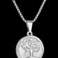 Tree Of Life Pendant Stainless Steel Necklace