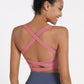 Crisscross Open Back Cropped Sports Cami