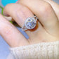Shiny and Chic 1 Carat Moissanite Ring