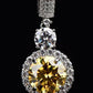 6 Carat Moissanite Pendant Necklace