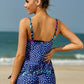 Printed Tied Tankini Set