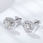 925 Sterling Silver Moissanite Stud Earrings