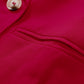 Double-Breasted Scalloped Shawl Collar Blazer