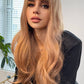 Full Machine Long Wave Synthetic Wigs 24''