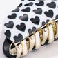 Heart Print Claw Clip