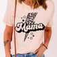 MAMA Lightning Graphic Round Neck Tee