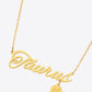 Constellation Pendant Zircon Necklace