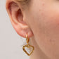 Heart Stainless Steel Drop Earrings