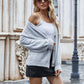 Fuzzy Long Sleeve Button Down Cardigan