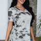 Tie-Dye V-Neck Tee Shirt