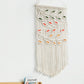 Contrast Leaf Fringe Macrame Wall Hanging