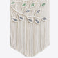 Contrast Leaf Fringe Macrame Wall Hanging