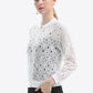 Openwork Zip Up Jacket