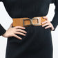 Double D Buckle PU Belt