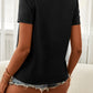 Crisscross Short Sleeve Tee Shirt