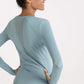 Quick-Dye Curved Hem Sports Top