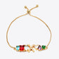 U to Z Zircon Bracelet