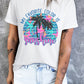 Slogan Graphic Tee Shirt