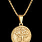 Tree Of Life Pendant Stainless Steel Necklace