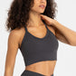 Crisscross Back V-Neck Sports Bra