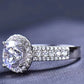 Four-Prong 2 Carat Moissanite Round Ring