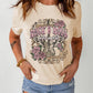 ROCK & ROLL Graphic Cuffed Short Sleeve Tee