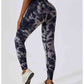 Tie Dye Wide Waistband Active Leggings