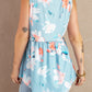Floral Peplum Tank Top