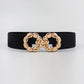 Zinc Alloy Buckle Elastic Belt