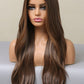 13*2" Lace Front Wigs Synthetic Long Wave 26" Heat Safe 150% Density