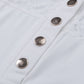 Contrast Lace Button Up Top
