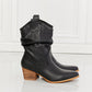 MMShoes Better in Texas Scrunch Cowboy Boots in Black