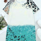 Tie-Dye Leopard Short Sleeve Tee