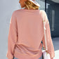 Dropped Shoulder Balloon Sleeve Sweatshirt