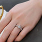 1 Carat Moissanite Oval Ring