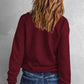 Quilted Half-Zip Sweatshirt with Pocket