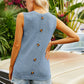 Buttoned Pocket Knit Tank